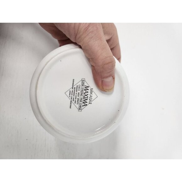 Vintage Mikasa Maxima High Spirits Cream and Sugar Bowl & Lid Porcelain - Picture 8 of 12